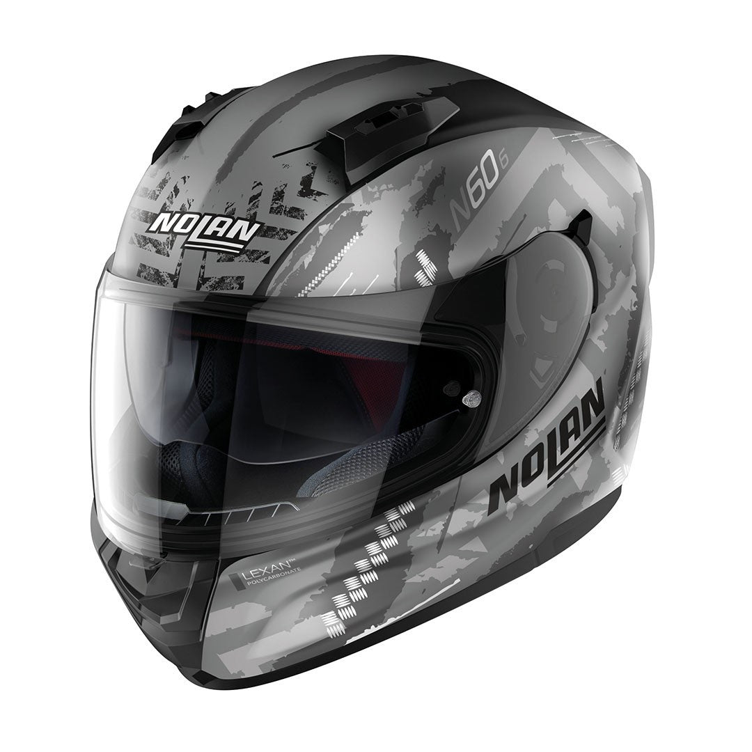 Casco Nolan N60-6 Wheelspin 057 Flat Blk/Grey