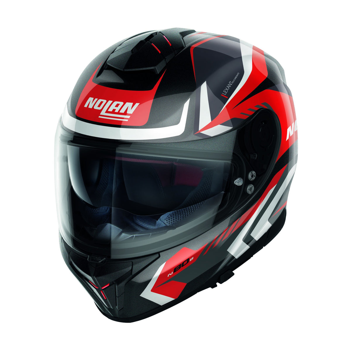 Casco Nolan N80-8 Rumble 059 Metal Blk/Red