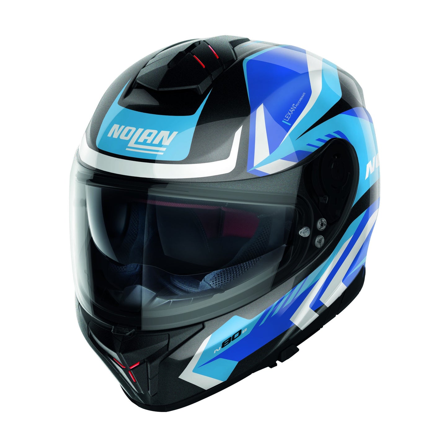Casco Nolan N80-8 Rumble 060 Flat Blk/Blue