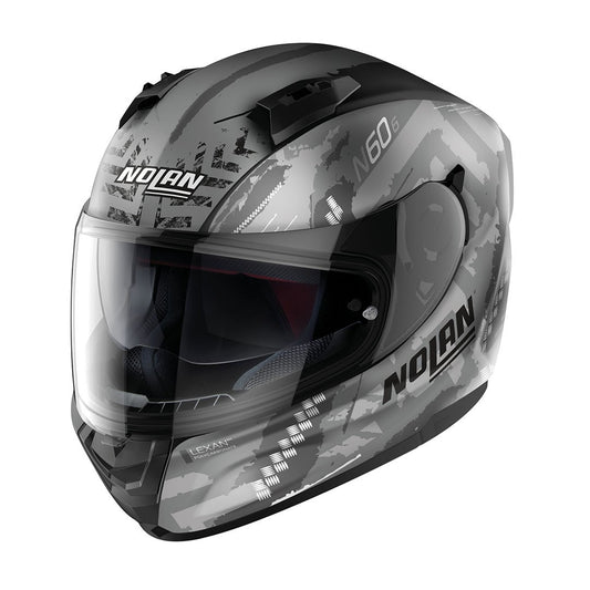 Casco Nolan N60-6 Wheelspin 057 Flat Blk/Grey