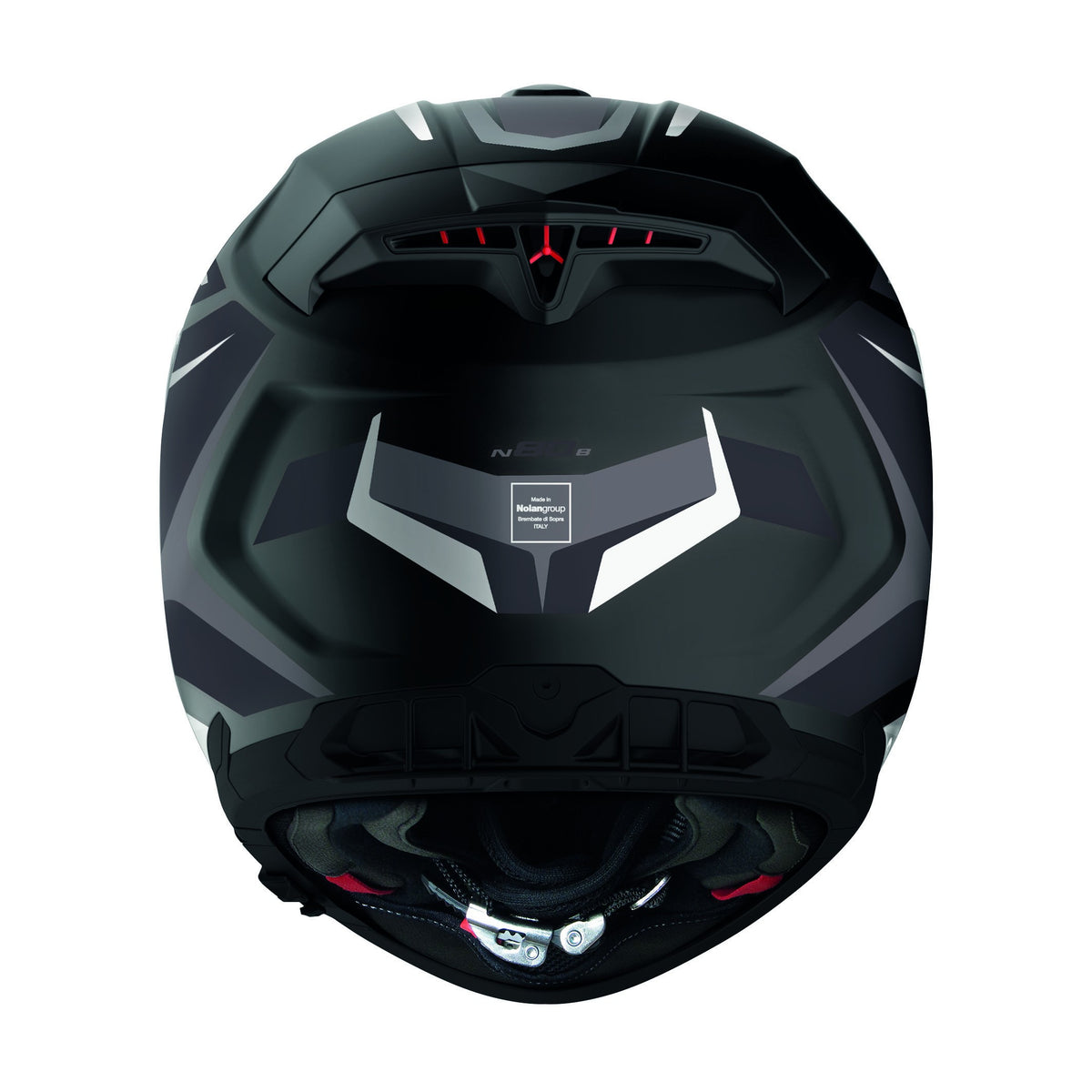 Casco Nolan N80-8 Rumble 058 Flat Blk/Grey/Wht