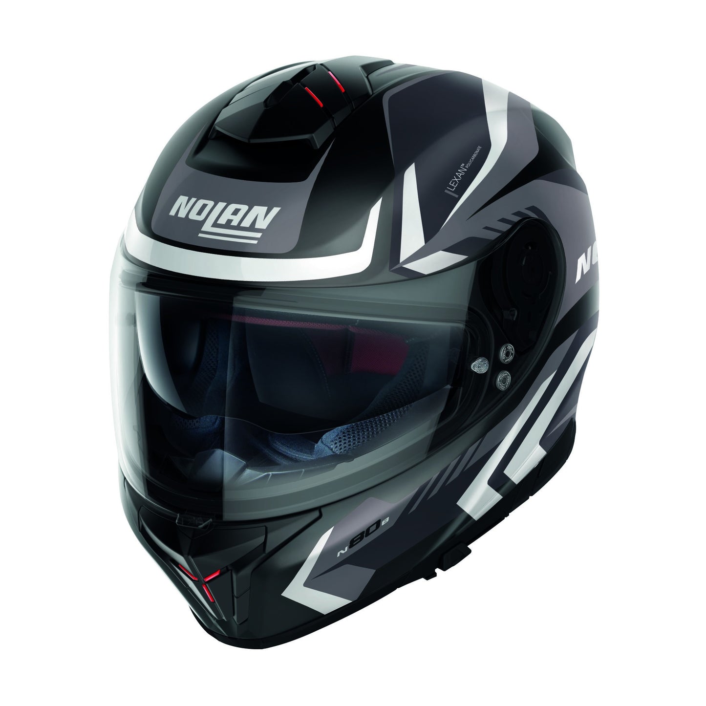 Casco Nolan N80-8 Rumble 058 Flat Blk/Grey/Wht