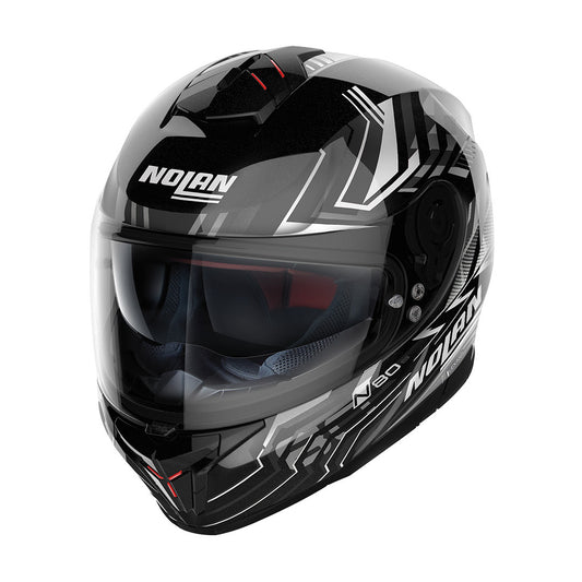Casco Nolan N80-8 Turbolence 077 Gloss Blk/Wht