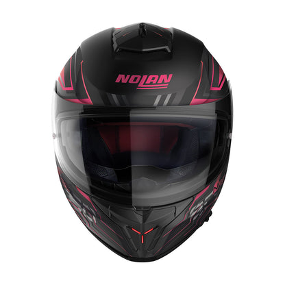 Casco Nolan N80-8 Turbolence 079 Flat Blk/Red
