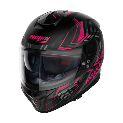 Casco Nolan N80-8 Turbolence 079 Flat Blk/Red