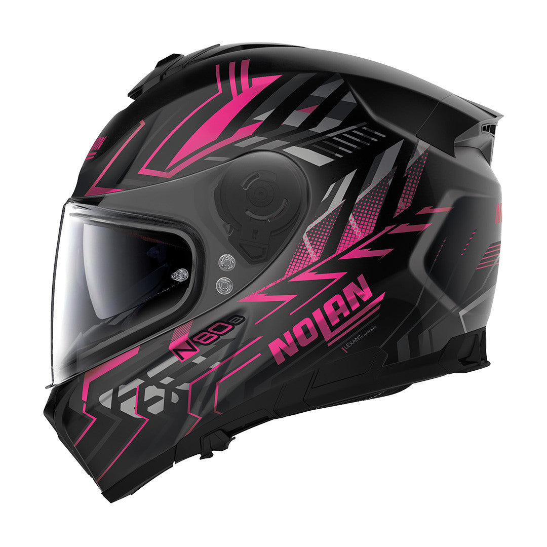 Casco Nolan N80-8 Turbolence 079 Flat Blk/Red
