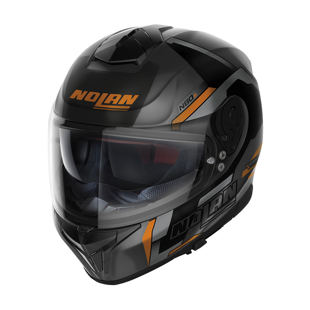 Casco Nolan N80-8 Wanted 073 Lava Gry/Blk/Org