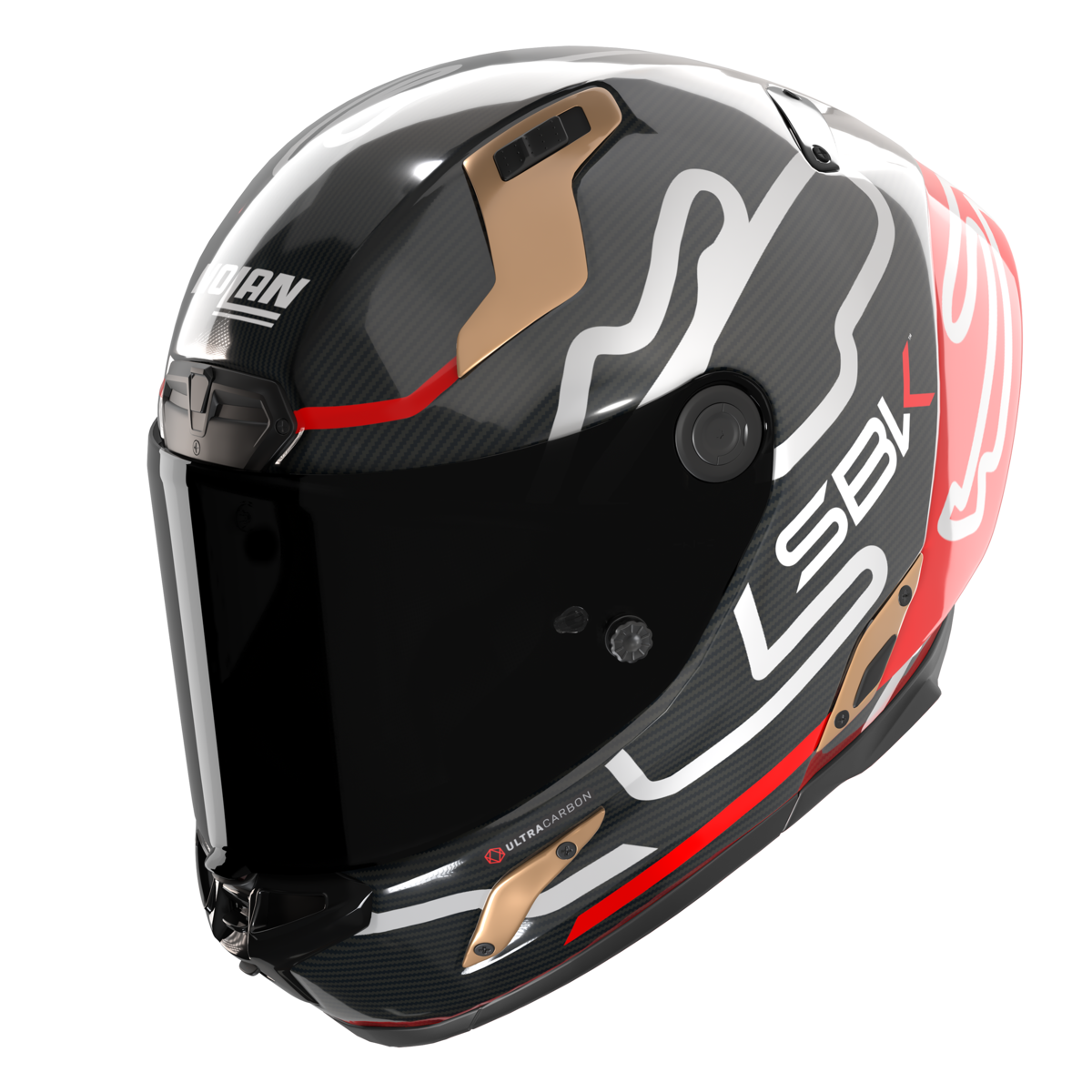 Casco Nolan X804 Rs Ultra Carbon Sbk 360