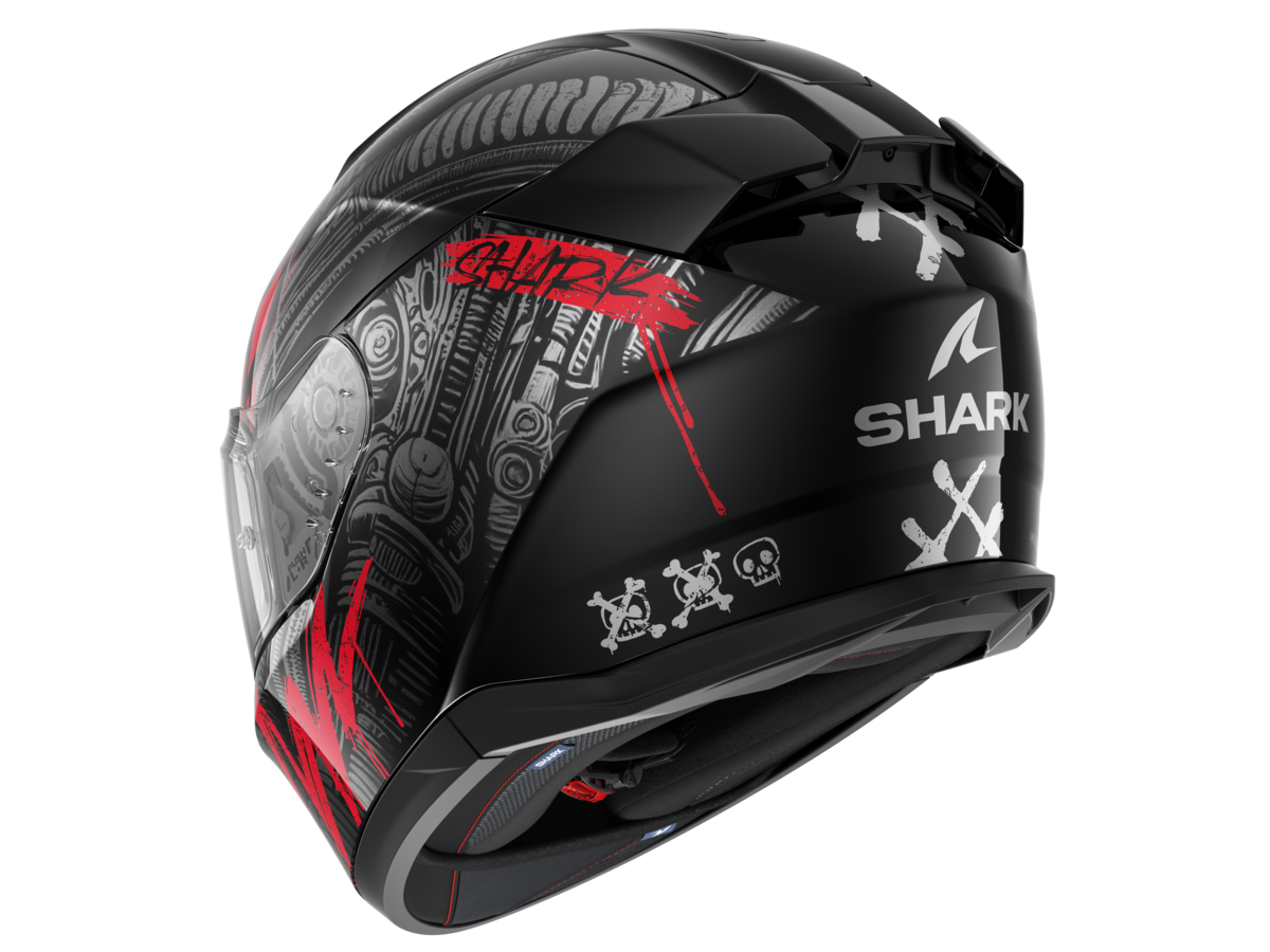 Casco Shark D-Skwall 3 Shiever Kar